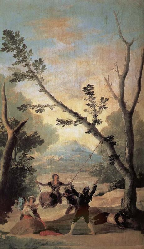 Francisco Goya The Swing Sweden oil painting art